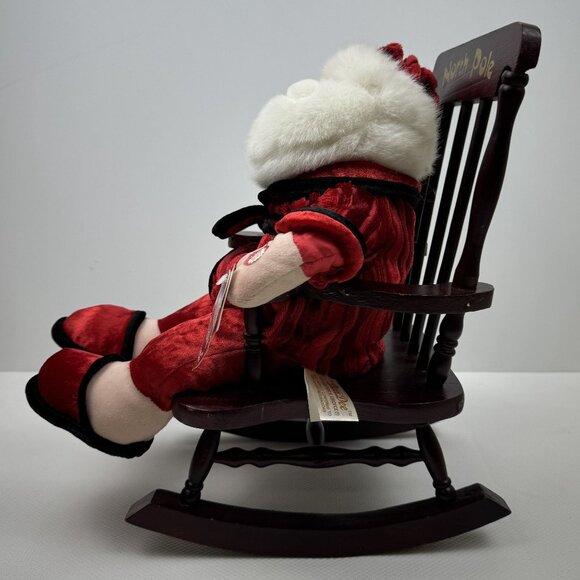 Dan Dee Animated Santa In Rocking Chair Sings Rocks "A Holly Jolly Christmas" - Picture 4 of 17